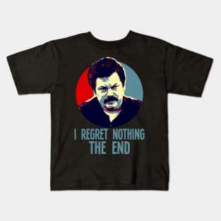 I Regret Nothing. The End. Kids T-Shirt